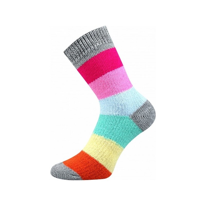 SPACÍ FUN ponožky extra teplé Boma - PRUH