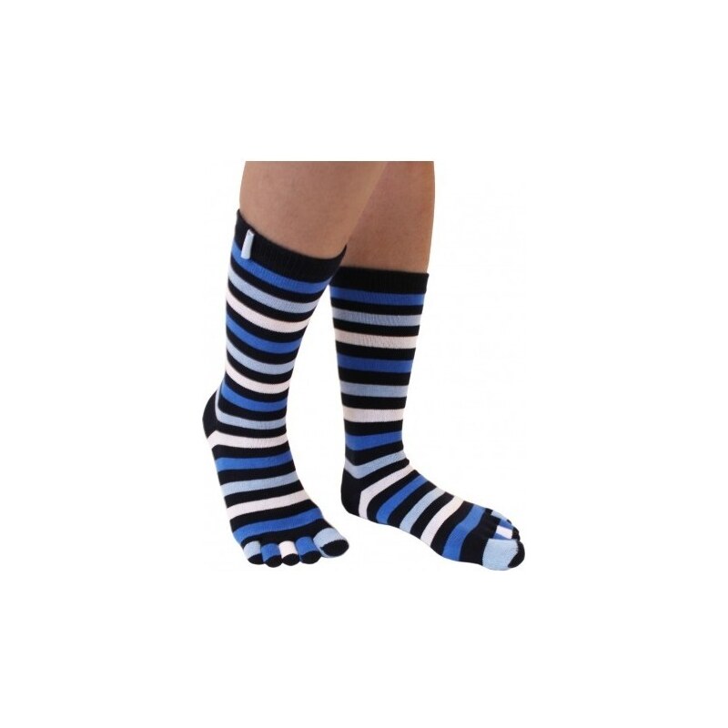 STRIPY prstové pruhované ponožky ToeToe