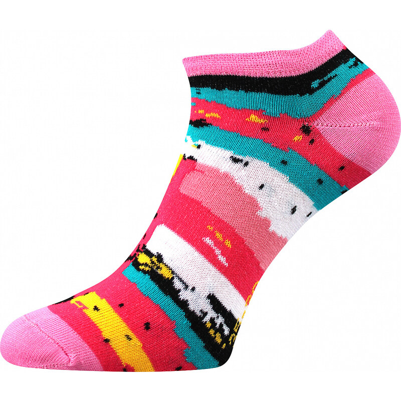 PIKI nízké barevné ponožky Boma - MIX 66