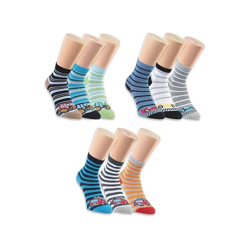 DOPRAVA dětské barevné ponožky TRENDY SOCKS