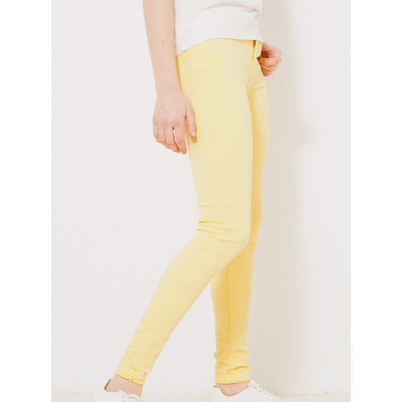 lute skinny fit kalhoty CAMAIEU GLAMI.cz