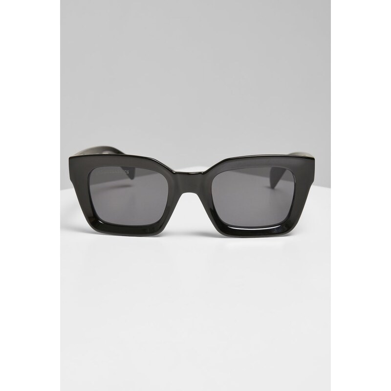 URBAN CLASSICS Sunglasses Poros With Chain - black/black