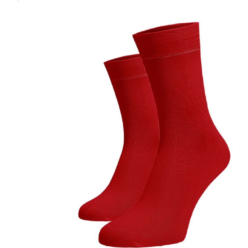Benami Bambusové vysoké ponožky červené
