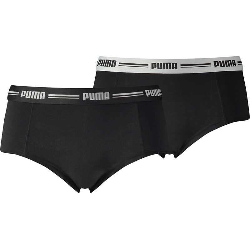 PUMA Kalhotky Iconic světle šedá / černá