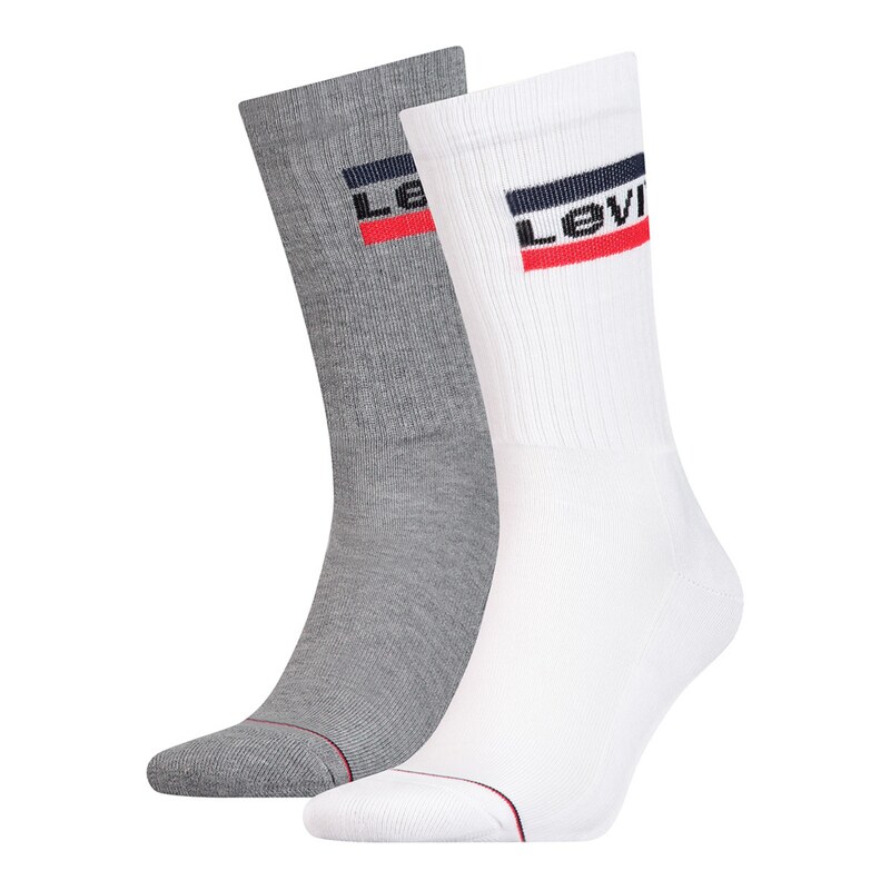LEVIS  Ponožky námořnická modř / šedá / červená / černá / bílá