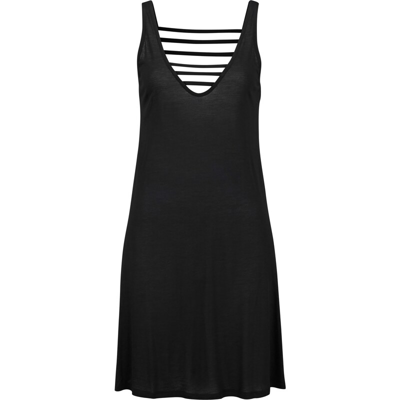 bonprix Plážové šaty Černá