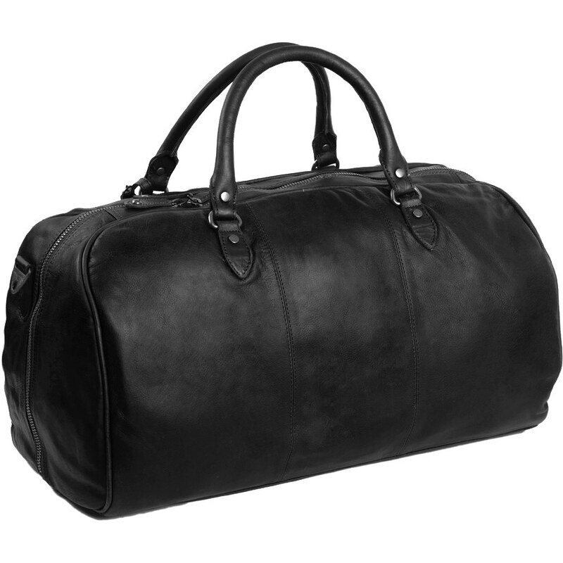 The Chesterfield Brand Kožená cestovní taška - weekender William černá