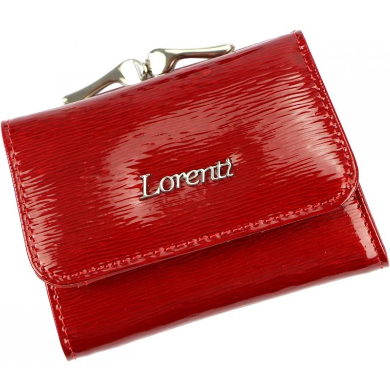 Barebag Kožená červená malá dámská peněženka RFID v krabičce Lorenti -  GLAMI.cz