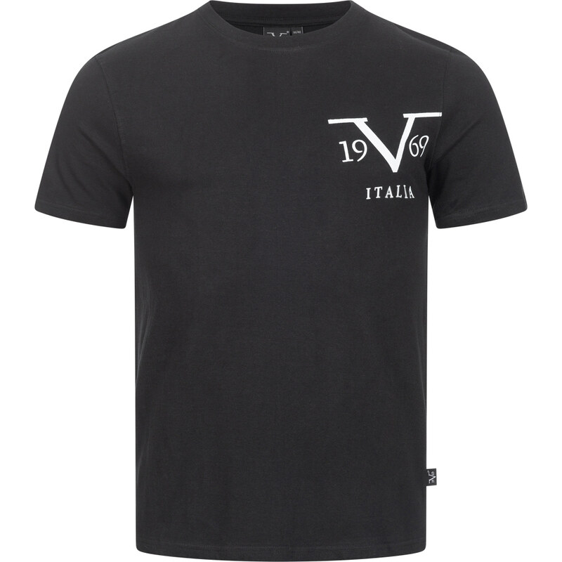 19V69 Versace 1969 Big Logo Men T-shirt VI20SS0010B black - GLAMI.cz