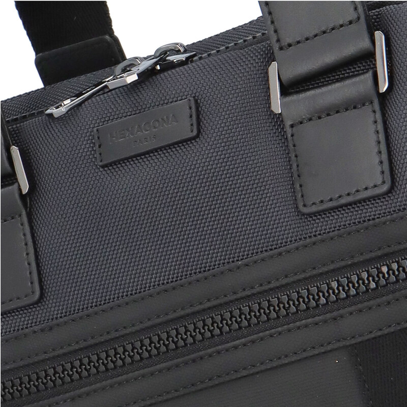 Pánská taška na notebook tmavě šedá - Hexagona Ahmad šedá