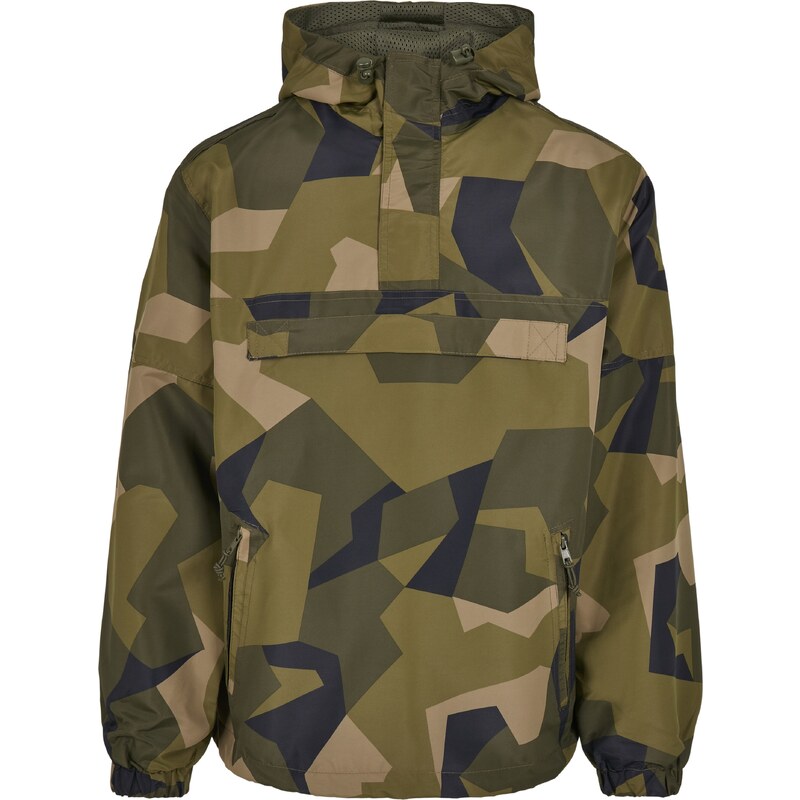 Brandit Přechodná bunda marine modrá / khaki / olivová / světle