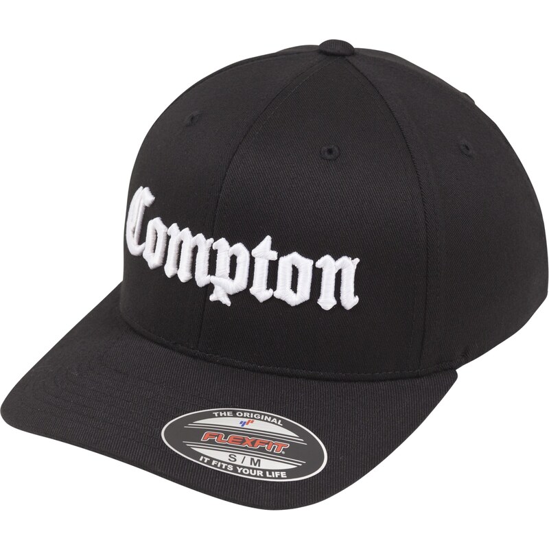 Mister Tee Kšiltovka Compton černá / bílá
