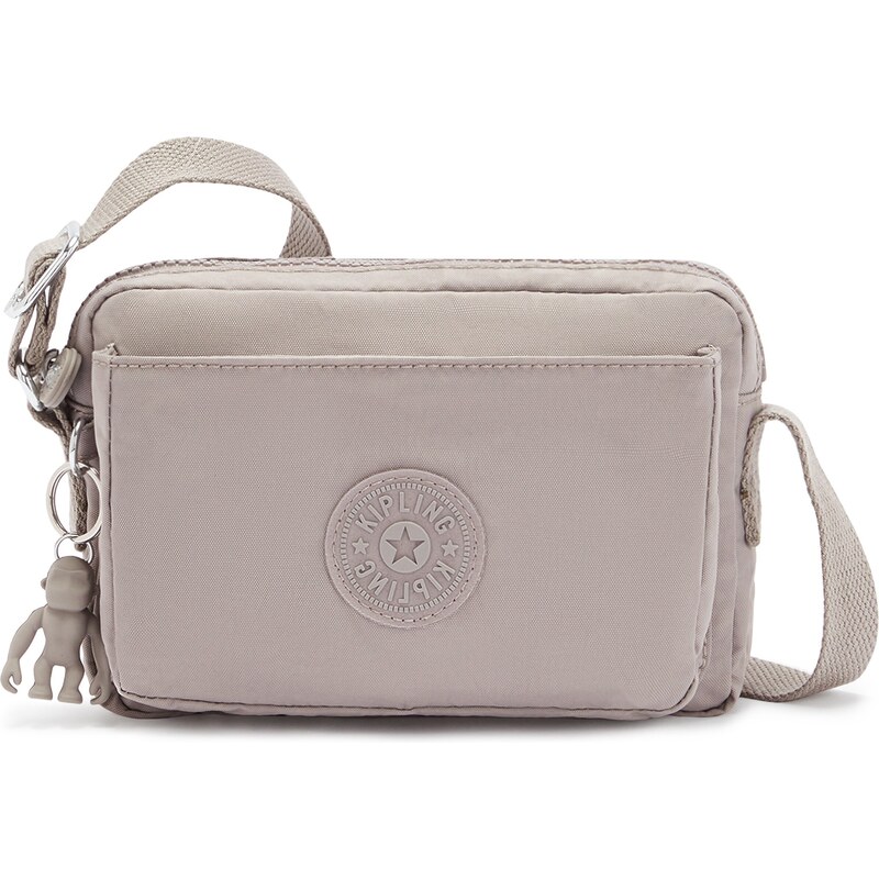 KIPLING Taška přes rameno Abanu světle šedá 80736651