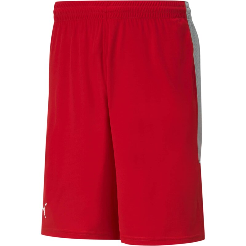 PUMA Sportovní kalhoty červená / bílá