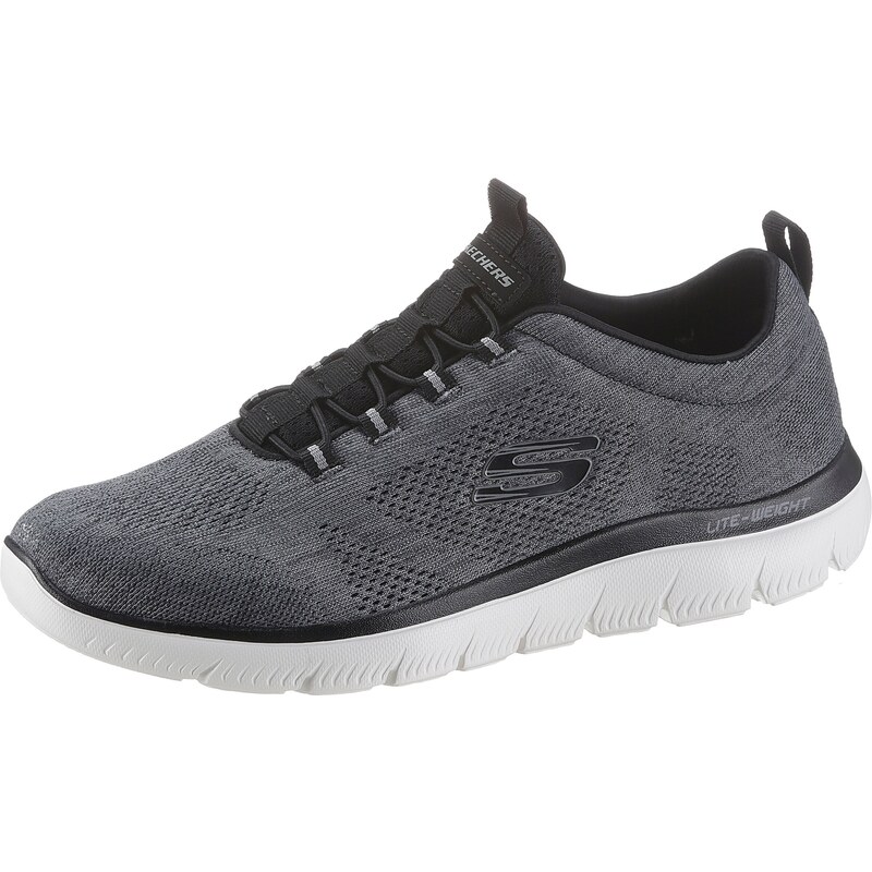 SKECHERS Tenisky Summits Louvin kouřově šedá / černá