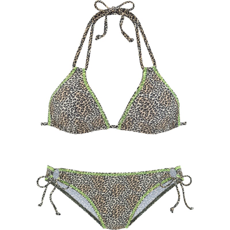 BUFFALO Bikiny béžová / žlutá / černá
