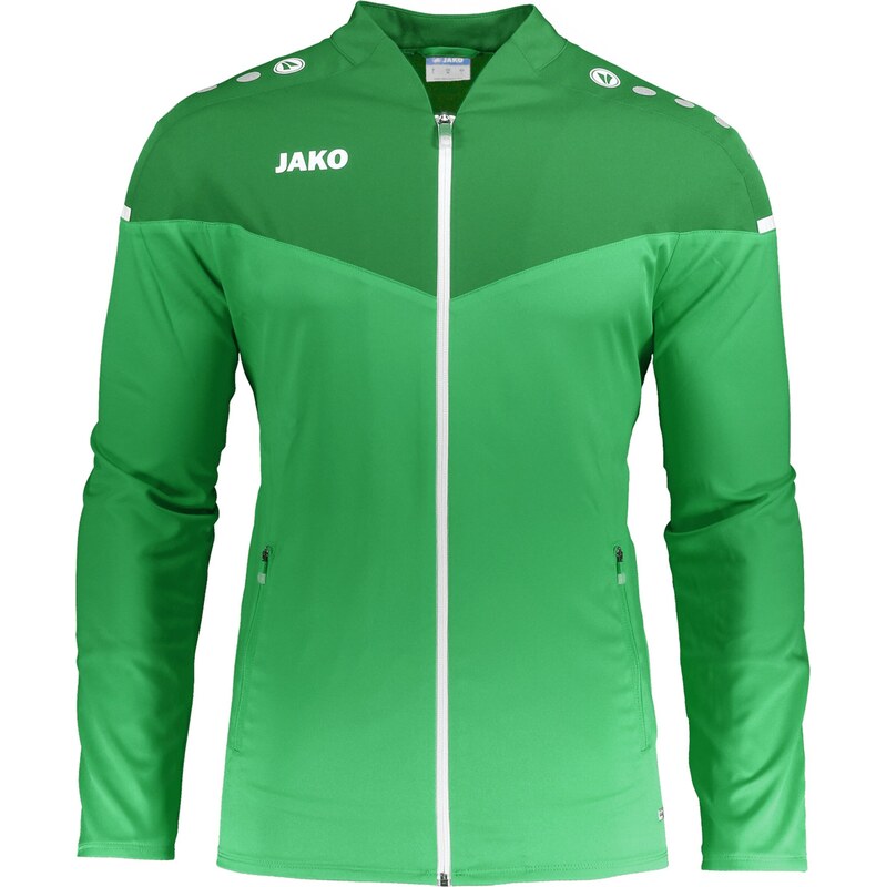 JAKO Sportovní bunda trávově zelená / světle zelená / bílá