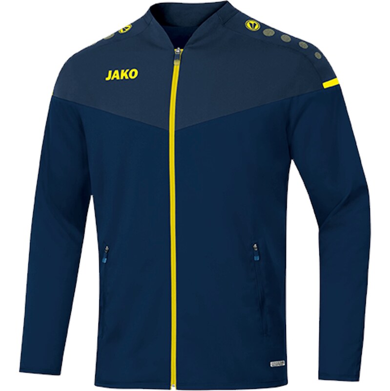 JAKO Sportovní bunda námořnická modř / noční modrá / žlutá