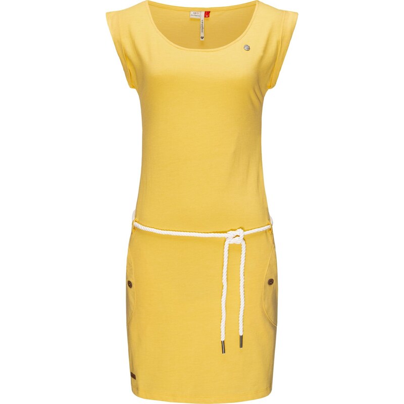 Ragwear Šaty žlutá / bílá 108754300