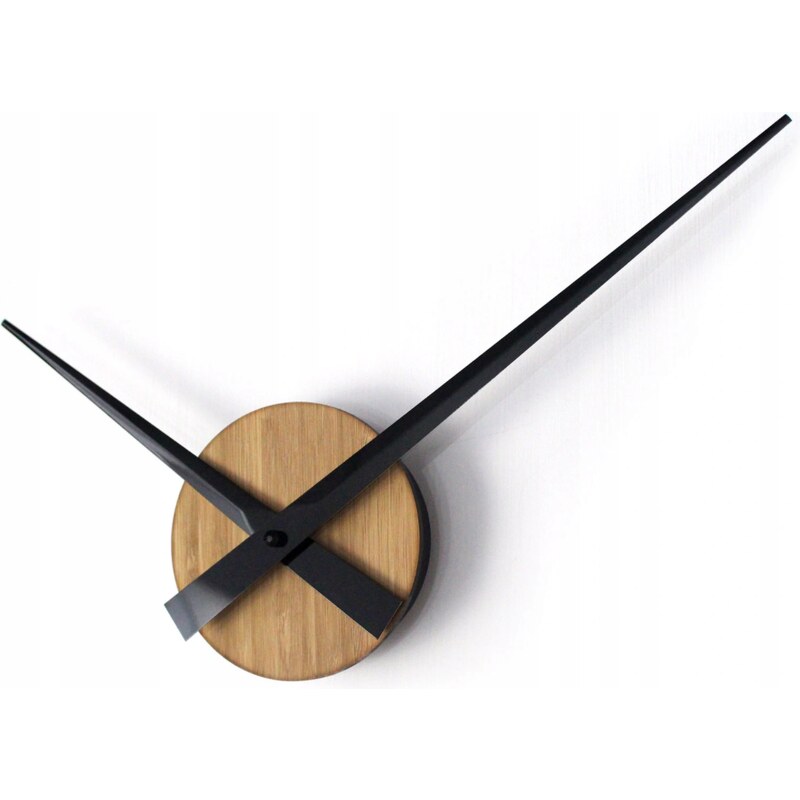 Decotia Nástěnné skleněné hodiny Elegance XXL černé 75cm