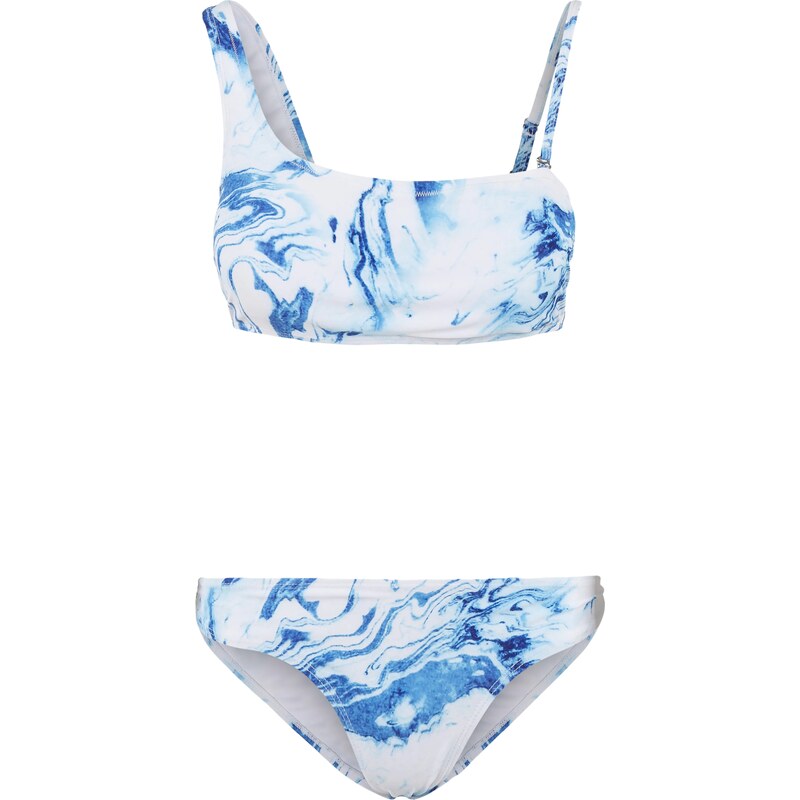 Urban Classics Bikiny modrá / světlemodrá / bílá 93932473
