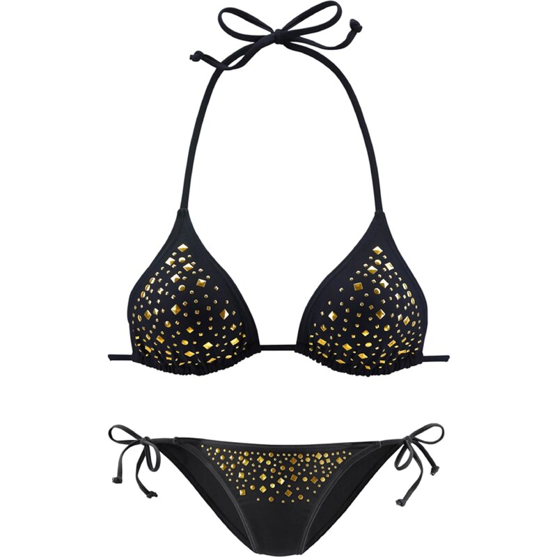 JETTE Bikiny zlatá / černá 96102622