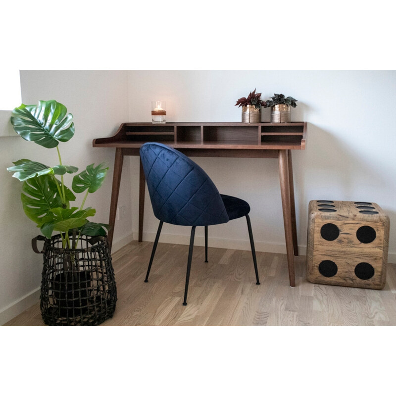 Nordic Living Ořechový pracovní stůl Taby 120x60 cm