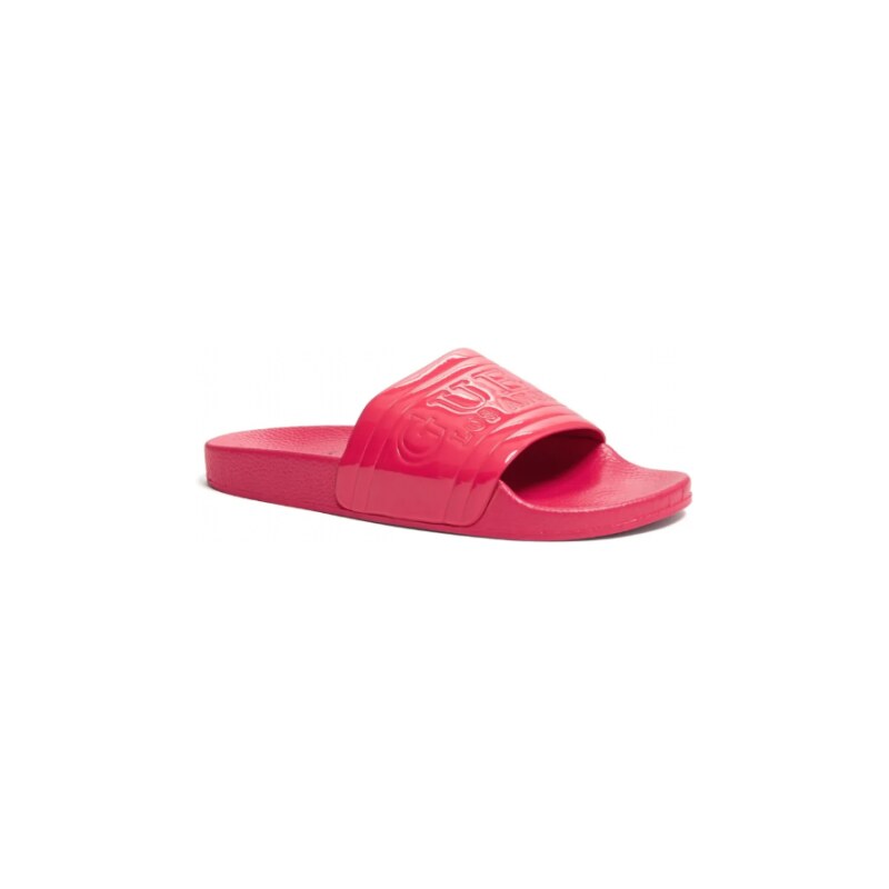 Outlet - GUESS pantofle Mel Logo Slide Sandals pink 40