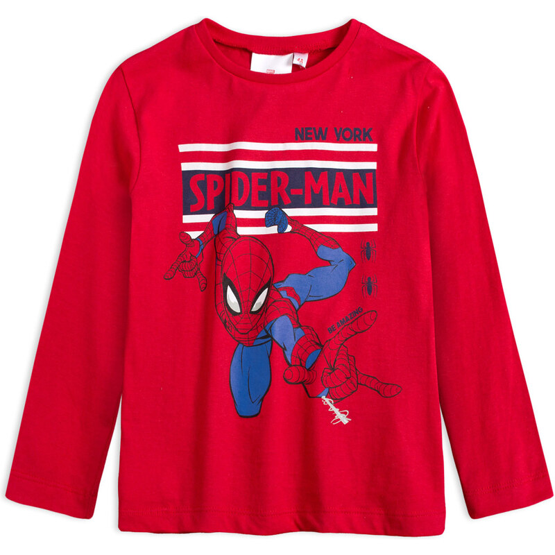 Chlapecké tričko MARVEL SPIDERMAN BE AMAZING červené