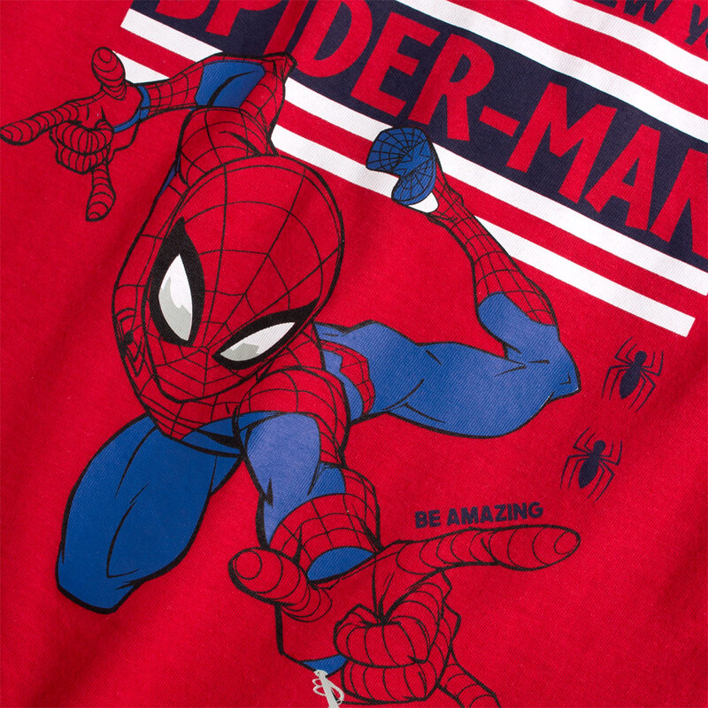 Chlapecké tričko MARVEL SPIDERMAN BE AMAZING červené