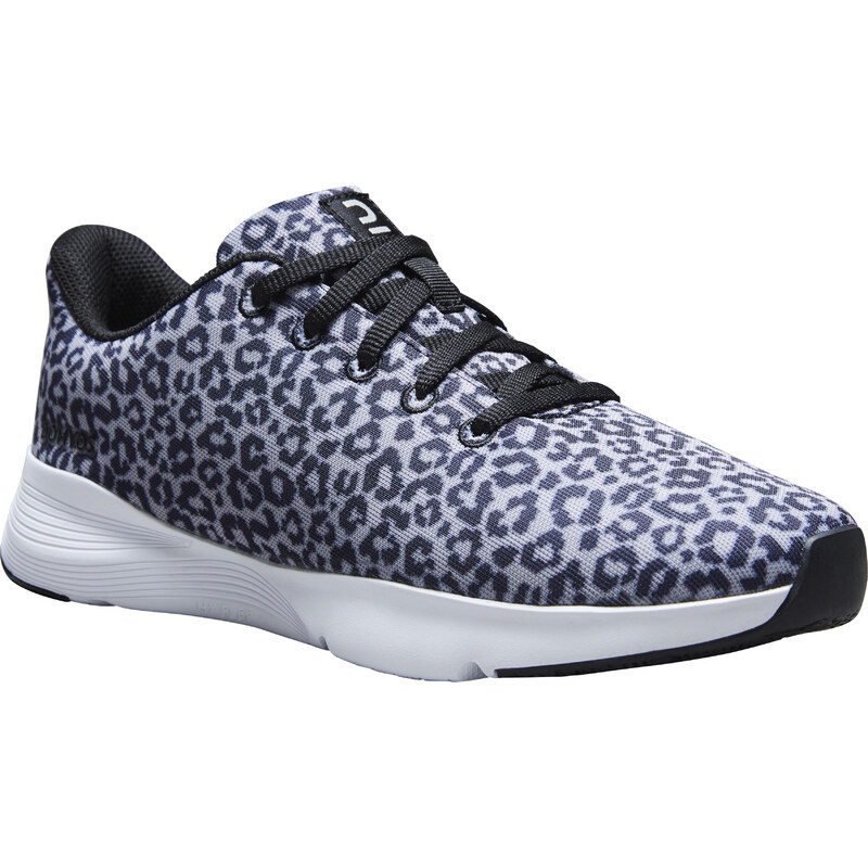 DOMYOS Dámské fitness boty 120 s leopardím potiskem