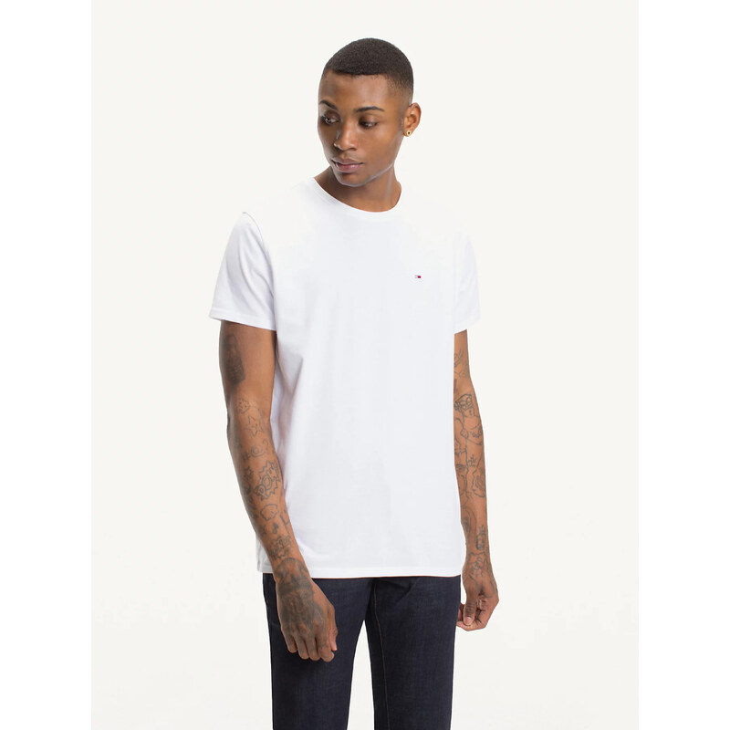Tommy Jeans pánské bílé tričko