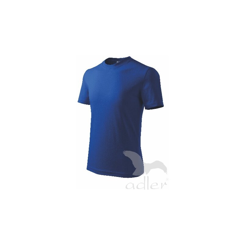 ADLER věk 4-10 let-Dětské tričko Classic - krátký rukáv - barva modrá