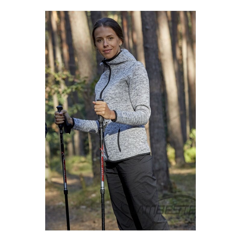 Dámská outdoorová mikina lightgrey Lambeste LS19 87732548