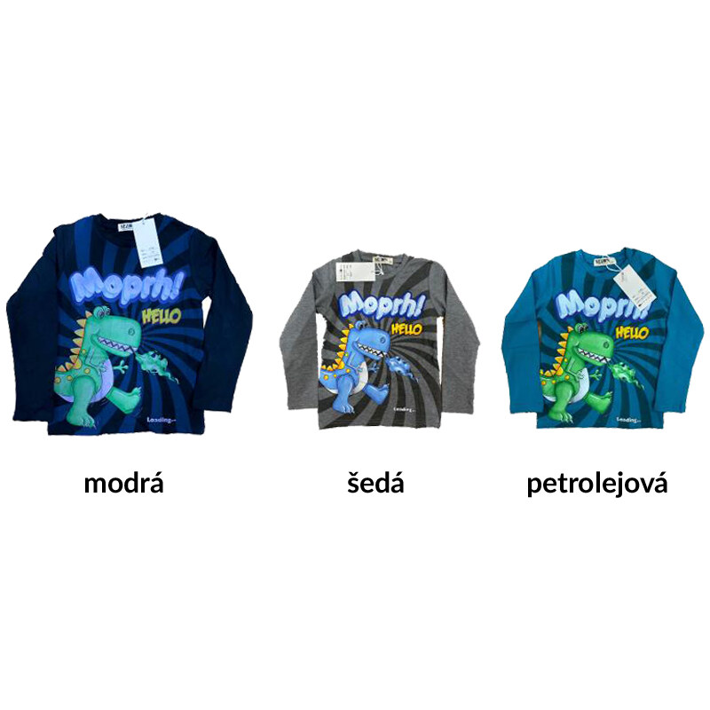 Chlapecké tričko - dlouhý rukáv SEZON 61139014