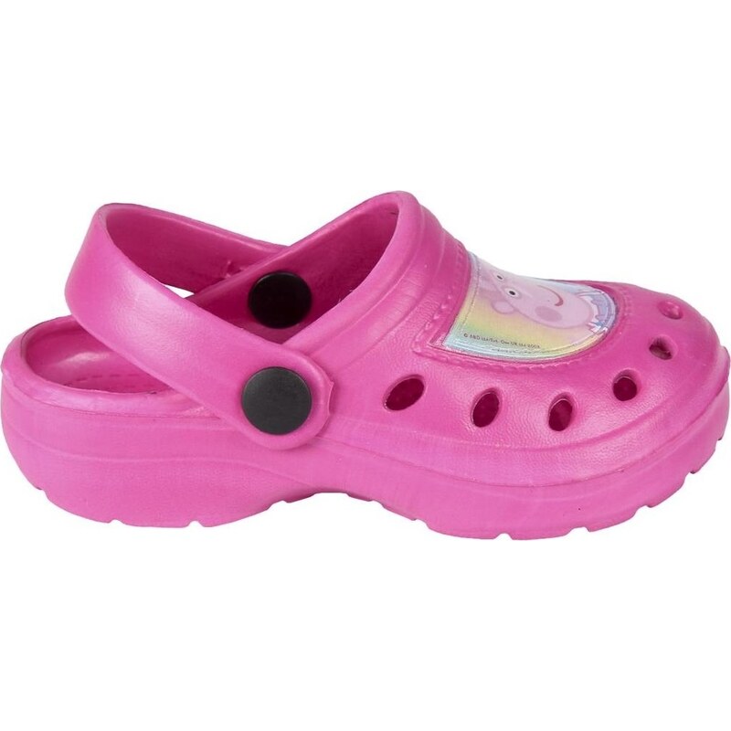 SUN CITY Dívčí gumové nazouváky (crocs) Peppa Pig růžové