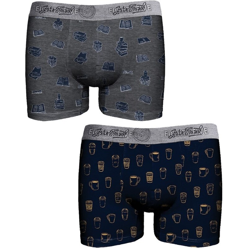 Pánské boxerky John Frank JF2BEF24 2Pack