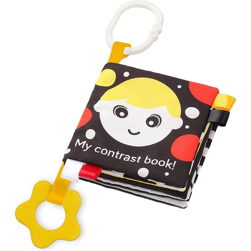 Dětská senzorická knížka Baby Ono My contrast book