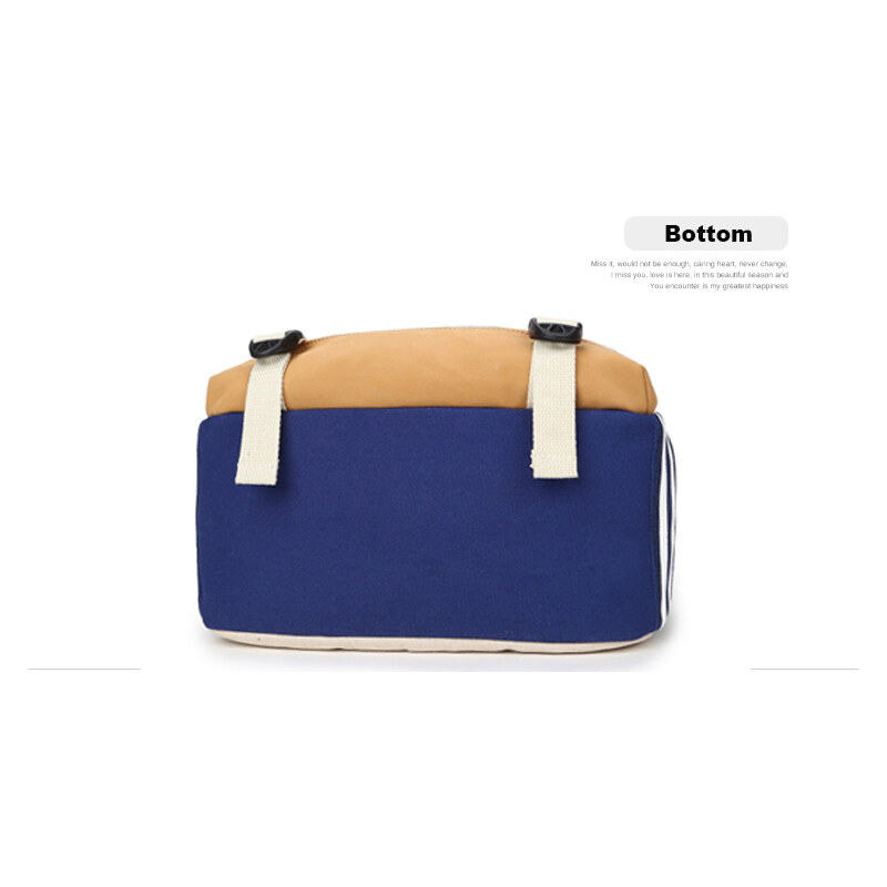 TopBags Canvas Batoh Canvas TopBags Stripe Černý 21 l