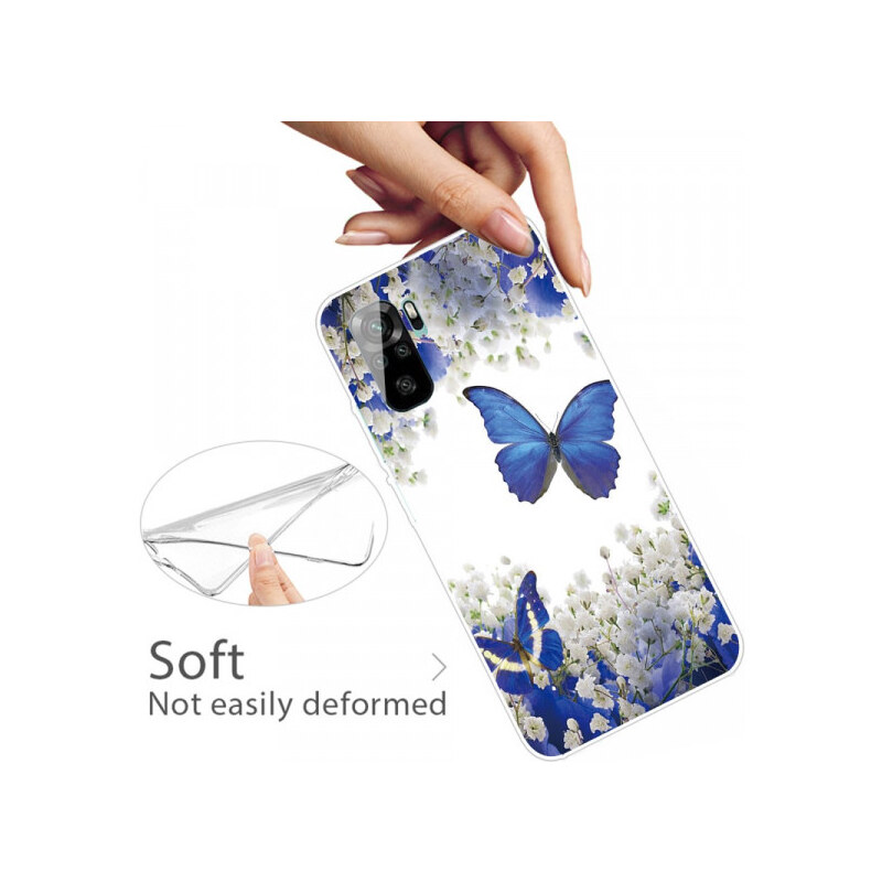 MFashion Obal Xiaomi Redmi Note 10 4G / Note 10S - Motýli rdn10-tpu-mo01