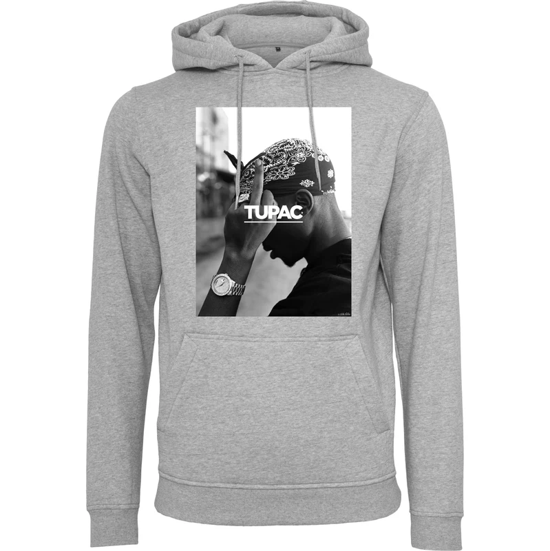 Mister Tee Mikina F*ck the World světle šedá / tmavě šedá /