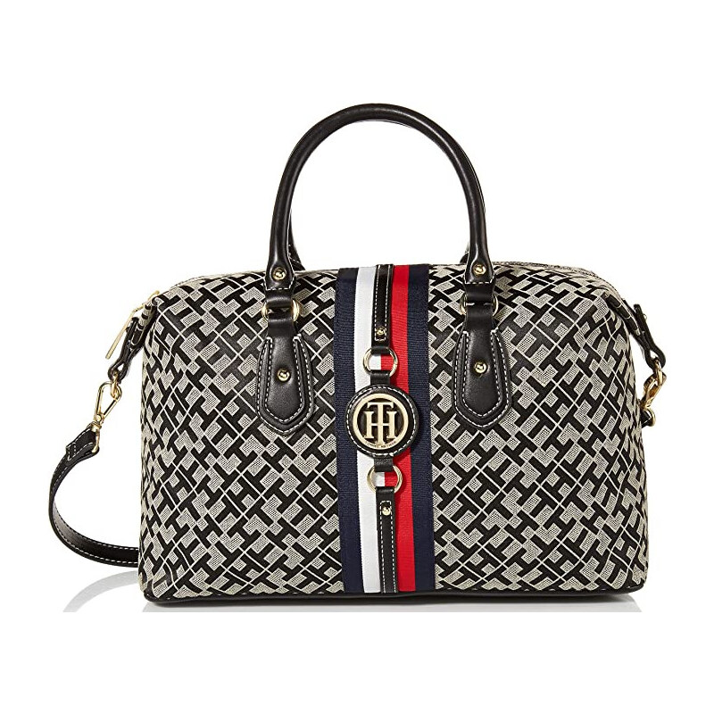 Tommy Hilfiger Kabelka Handbag Jaden Satchel Black Alpaca 62586772