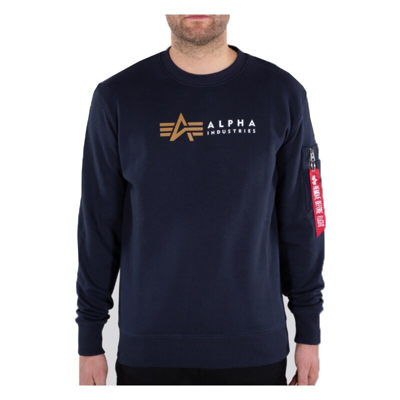 Alpha Industries Alpha Label Sweater (rep.blue) M