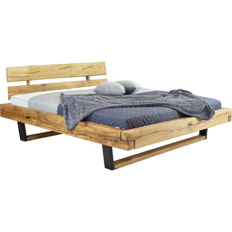Woody Masivní dubová postel Luna 160 x 200 cm