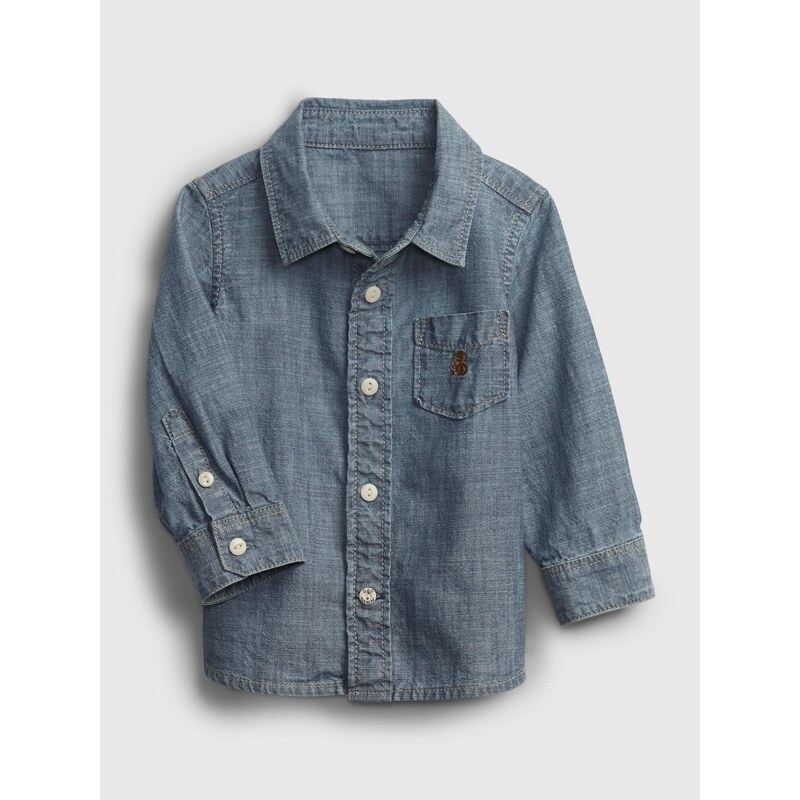 GAP Baby košile chambray shirt - Kluci