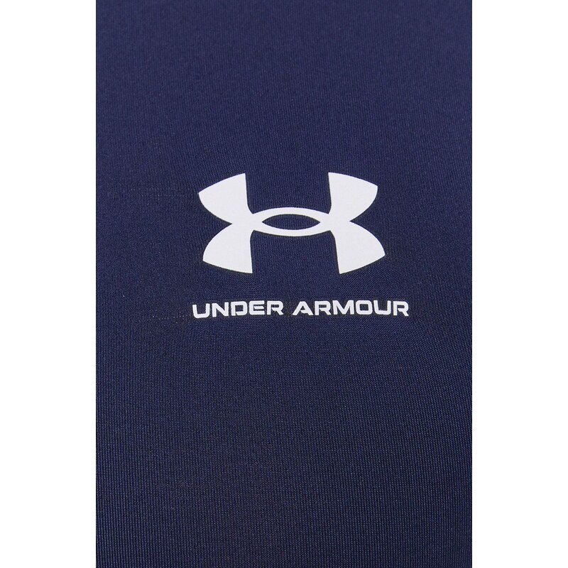 Tréninkové tričko s dlouhým rukávem Under Armour tmavomodrá barva, 1361524