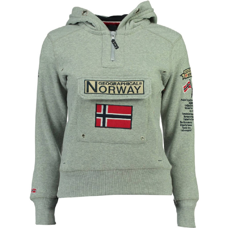 Geographical Norway - GYMCLASS GIRL NEW 100 RPT - Blended Grey