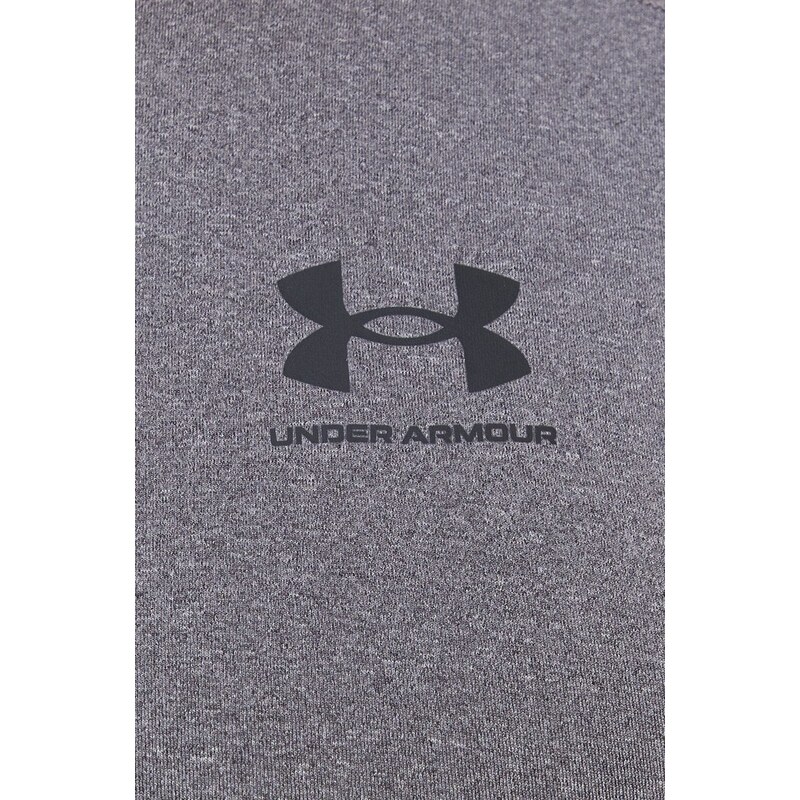 Tričko Under Armour 1361522 pánské, šedá barva, 1361522