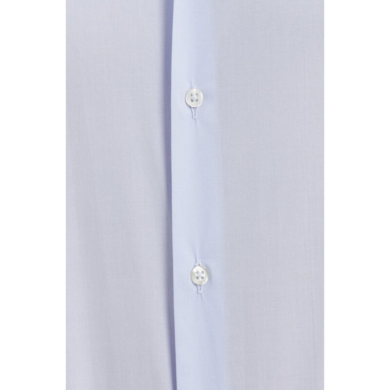 Košile Liu Jo pánská, modrá barva, slim, s klasickým límcem