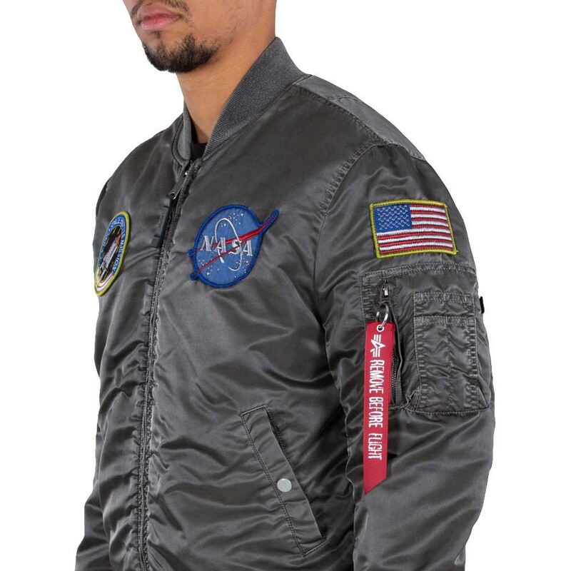 Alpha Industries MA-1 VF NASA Battlewash (stone) L